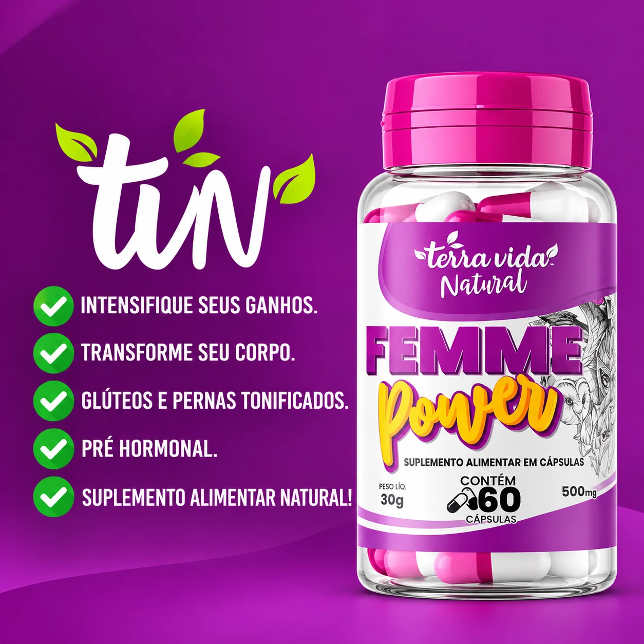 Femme Power - Suplemento Feminino